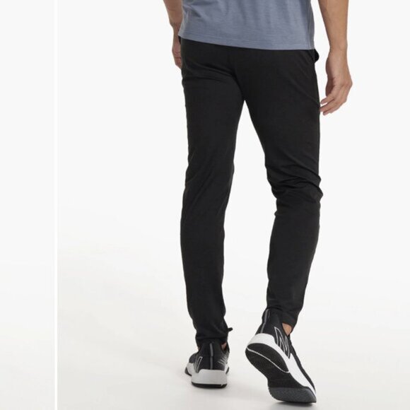 NWT Vuori Mens Ponto Performance DreamKnit pants in heather black size Medium - Picture 4 of 6